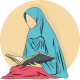 woman, book, koran-5615020.jpg
